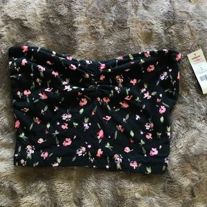 Garage Tube Top Crop Top